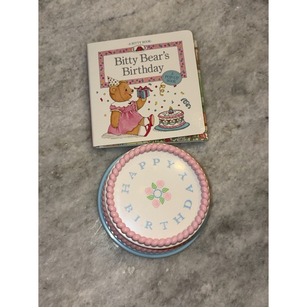 Vintage American Girl Birthday Book Cake Bitty Baby Music Box Works